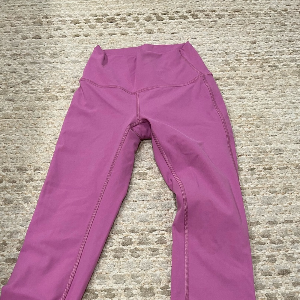 Sonic pink lulu lemon leggings